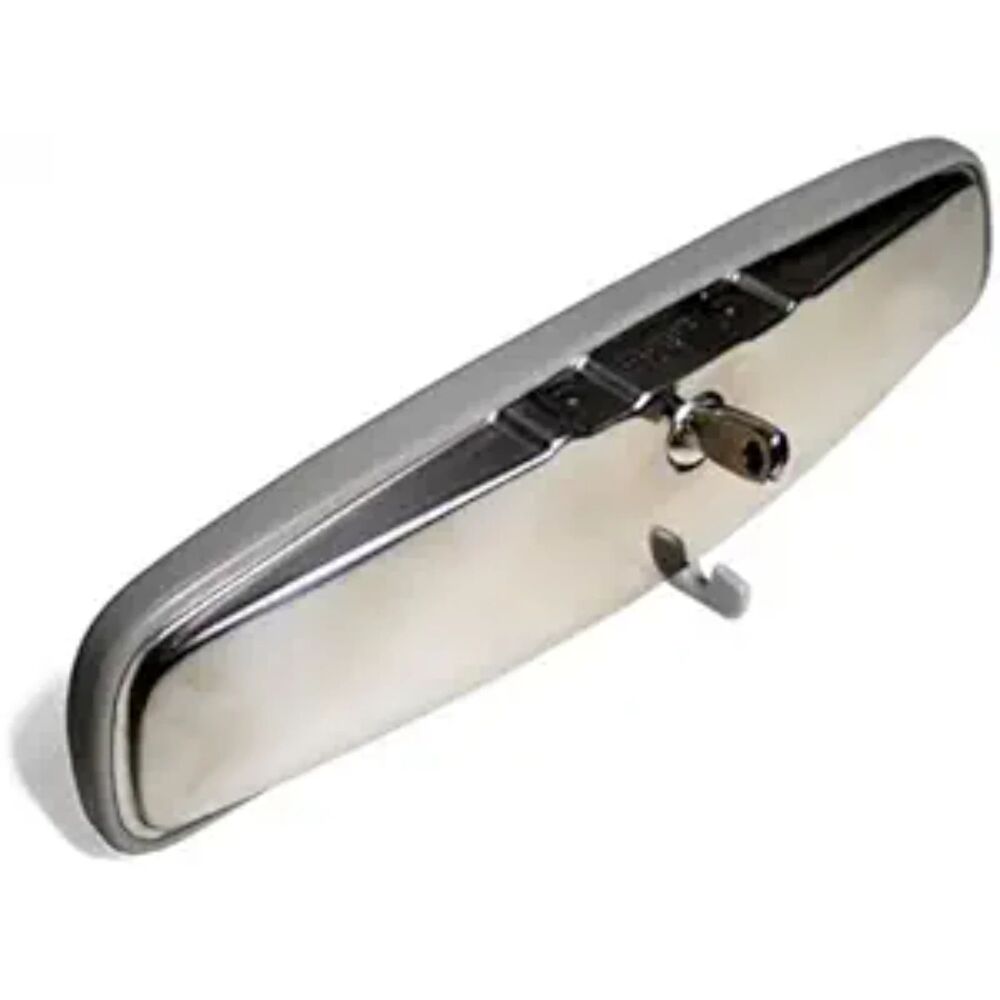 Rearview Mirror 10"x2" Light Gray Color - 69 Camaro Replacement Rearview Mirror